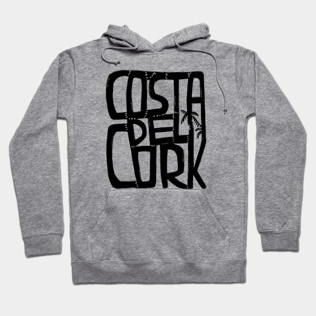 Cork Coast, Irish summer, funny Cork Hoodie by badlydrawnbabe